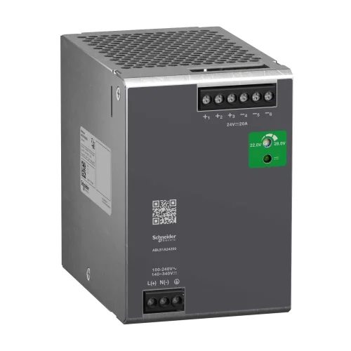 Schneider Electric ABLS1A24200 1 Fazlı 100-240 AC 24V 20A Güç Kaynağı - 1
