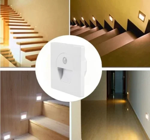 1W Sensörlü Koridor Armatür Beyaz Kasa (Günışığı) - 1