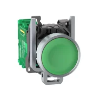Schneider Electric ZB4RTA3 Ø22 mm Metal Yeşil Başlıklı İletici - 1
