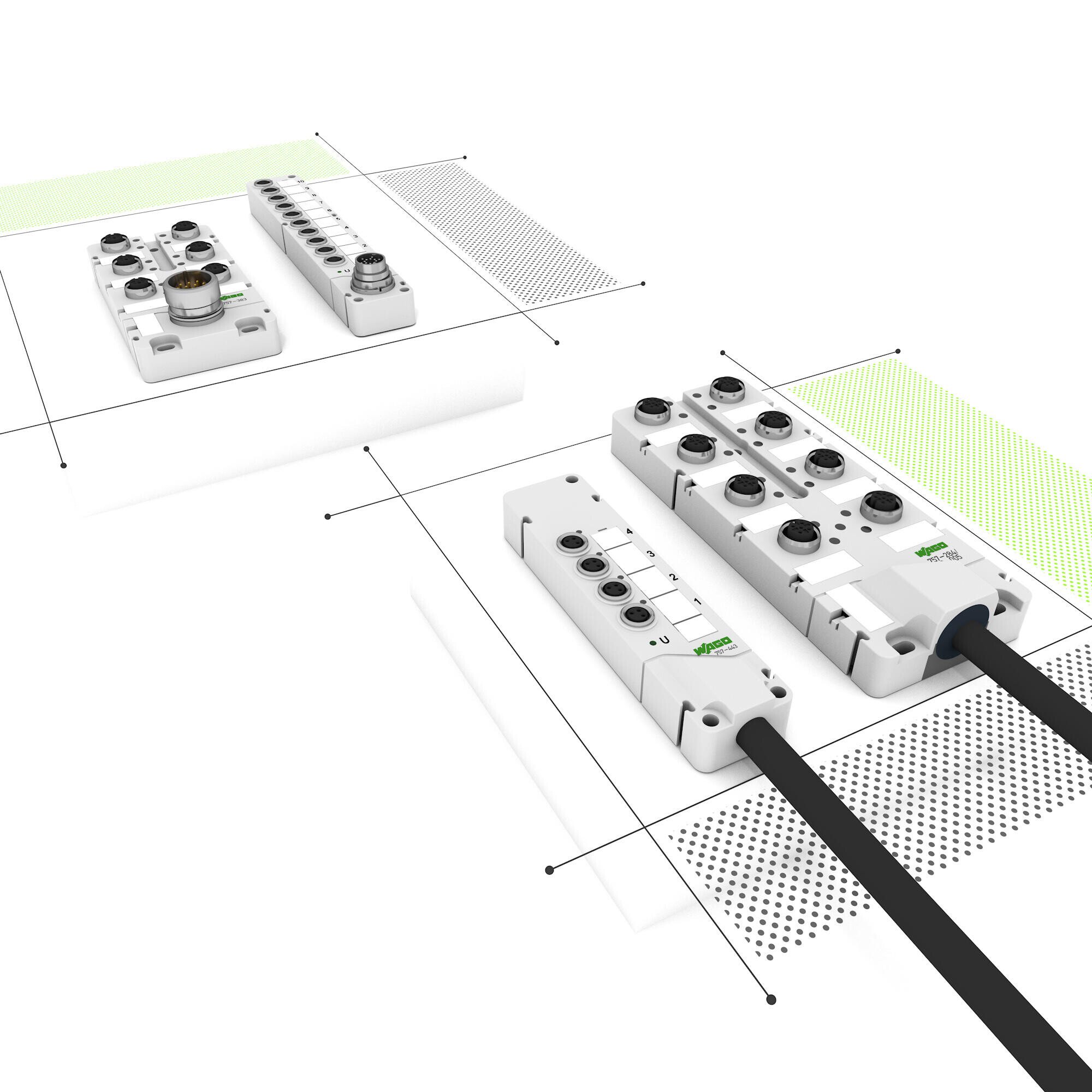 WAGO Sensör/Aktuatör Kutuları