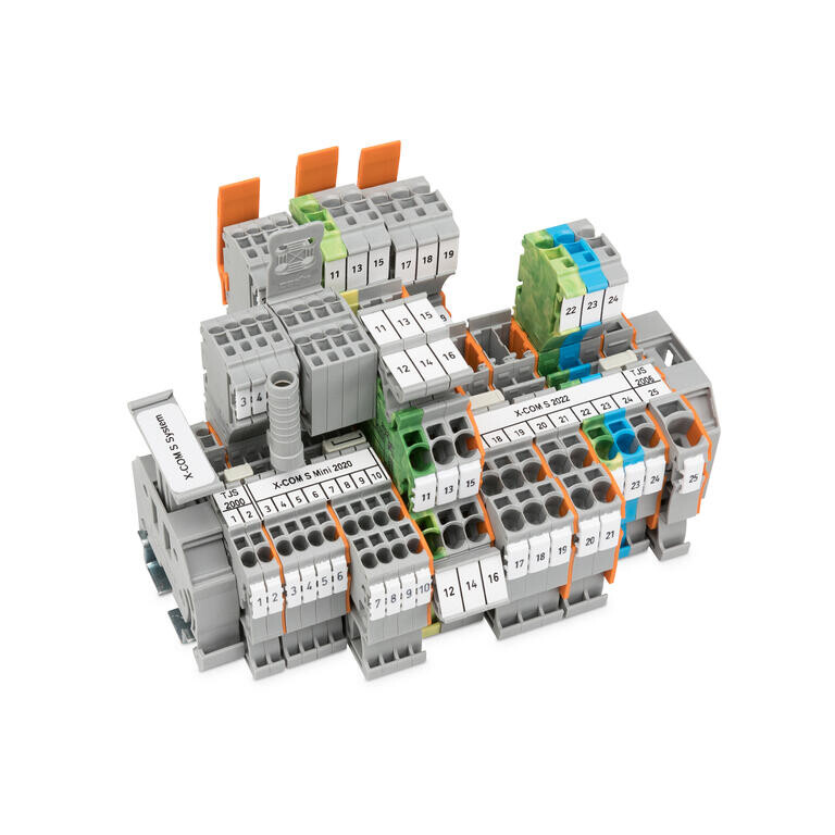 WAGO X-COM®S-SYSTEM Tak-Çıkar Ray Klemensler