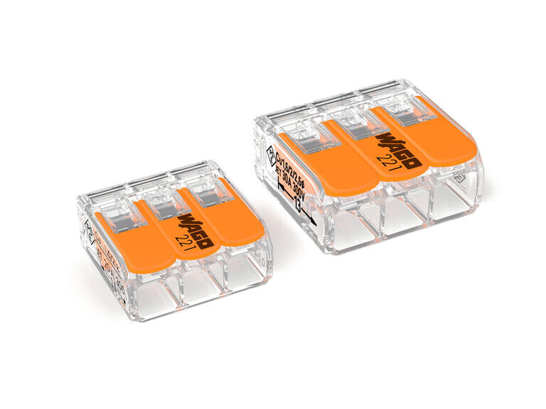 WAGO Tüm İletken Tipleri için Birleştirme Konektörleri