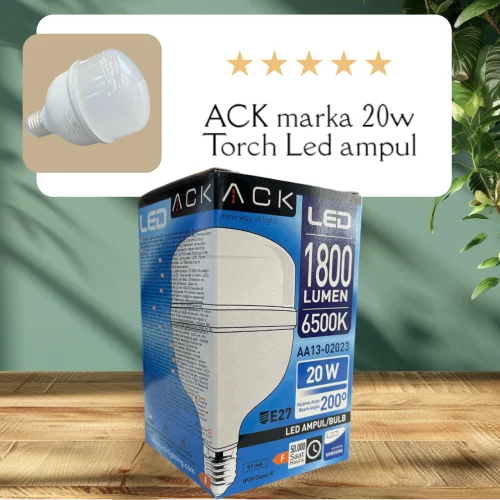 ACK AA13-02023 20W 220-240V E27 6500K Dob T100 Led Ampul - 2
