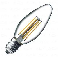 ACK AA36-00410 4W 220-240V E14 3000K C35 Led Flamanlı Ampul - 1