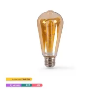 ACK AB46-00420 4W 220-240V E27 2200K St64 Led Rustik Ampul - 1