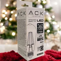 ACK AB46-00420 4W 220-240V E27 2200K St64 Led Rustik Ampul - 4