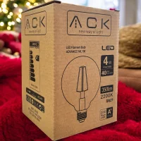 ACK AB57-00420 4W 220-240V E27 2200K G100 Led Rustik Ampul - 4