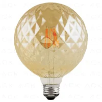 ACK AB58-00420 4W 220-240V E27 2200K G125 Led Rustik Ampul - 1