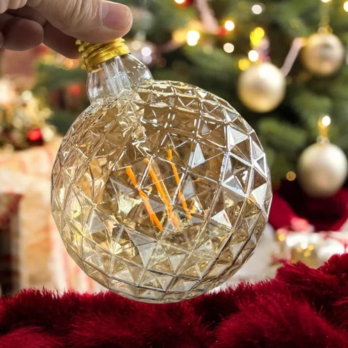 ACK AB58-00420 4W 220-240V E27 2200K G125 Led Rustik Ampul - 2