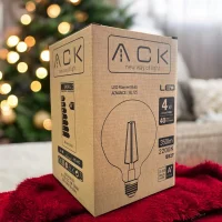 ACK AB58-00420 4W 220-240V E27 2200K G125 Led Rustik Ampul - 3