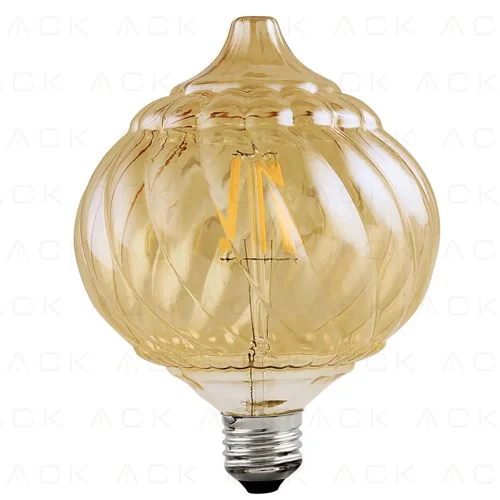 ACK AB59-00420 4W 220-240V E27 2200K G125T Led Rustik Ampul - 1