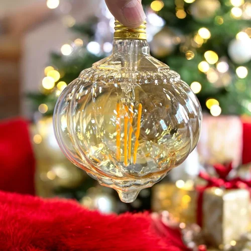 ACK AB59-00420 4W 220-240V E27 2200K G125T Led Rustik Ampul - 2