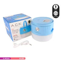 ACK AC04-00130 Şarjlı Dokunmatik 2 Kademeli Blue Gövde Fenerli Led Lamba 7500K 8W IP20 - 2