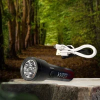 ACK AC06-00231 Led Fener 1W Siyah Gövde 30cm Mikro Usb Kablolu - 3