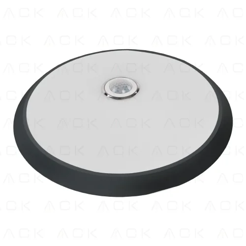 ACK AC17-00131 18W 6500K Siyah Sensorlu Led Tavan Armatürü - 1