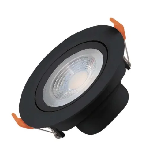 ACK AD01-00511 5W Siyah 4000K Sıva Altı Yuvarlak Led Downlight - 1