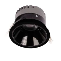 ACK AD10-01111 10W Sıva Altı Yuvarlak Downlight Siyah 4000K - 1