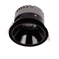 ACK AD10-03131 25W Sıva Altı Yuvarlak Downlight Siyah 6500K - 1