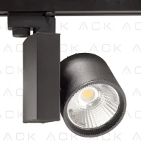 ACK AD30-04011 30W Siyah 4000K Cob Led Monofaze Ray Armatürü - 1