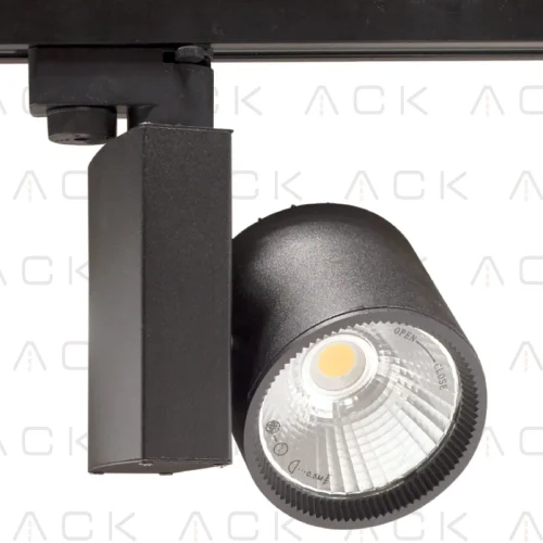 ACK AD30-04031 30W Siyah 6500K Cob Led Monofaze Ray Armatürü - 1