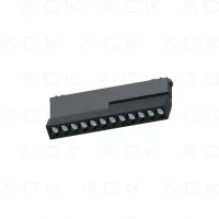 ACK AD45-04211 12W Slim Magnet Ray Armatürü Katlanır / Lensli 23cm 4000K IP20 - 1