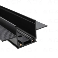 ACK AD45-90001 Slim Magnet Ray Sıvaaltı Siyah 1 mt - 1