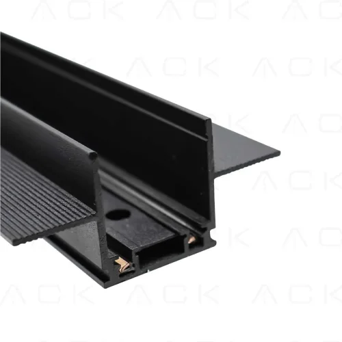 ACK AD45-90001 Slim Magnet Ray Sıvaaltı Siyah 1 mt - 1
