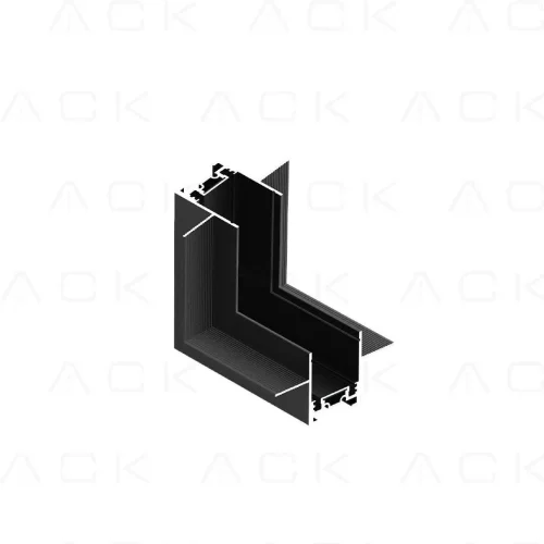 ACK AD45-95000 Slim Magnet Ray 90° Dikey Bağlantı Aparatı Sıvaaltı - 1