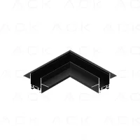 ACK AD45-95100 Slim Magnet Ray 90° Yatay Bağlantı Aparatı Sıvaaltı - 1