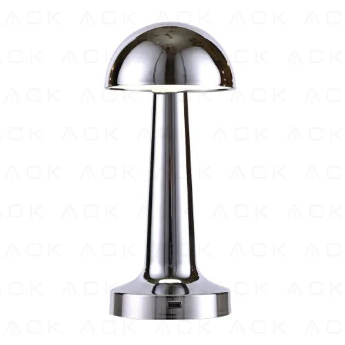ACK AF11-00295 2W Krom Gövde Ledli Dokunmatik Dimli Masa Lambası - 1