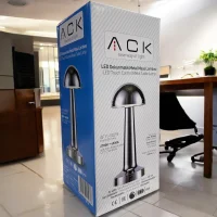 ACK AF11-00295 2W Krom Gövde Ledli Dokunmatik Dimli Masa Lambası - 2