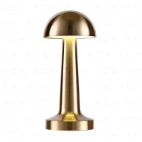 ACK AF11-00296 2W Gold Gövde Ledli Dokunmatik Dimli Masa Lambası - 1