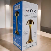 ACK AF11-00296 2W Gold Gövde Ledli Dokunmatik Dimli Masa Lambası - 2