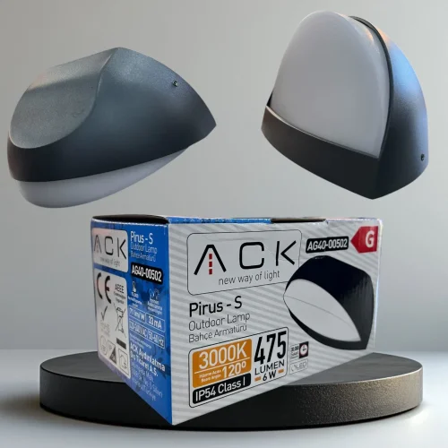 ACK AG40-00502 6W Pirus-S 3000K Led Bahçe Apliği - 4