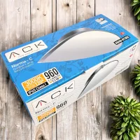 ACK AG40-01302 3000K Günışığı 13W Siyah Osram Norma C Bahçe Duvar Apliği - 2