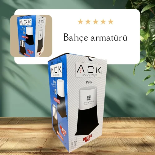 ACK AG57-01021 Pc Bahçe Set Üstü Armatürü 300mm E27 - 2