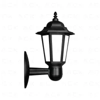 ACK AG57-05321 Perge Pc Bahçe Duvar Apliği E27 Duy 420X160Xmm - 1