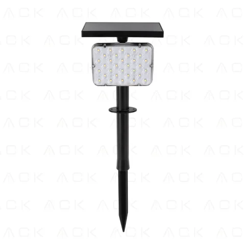 ACK AG60-01831 Solar Led Çim Armatürü Kazıklı 8W/H 6500K - 1