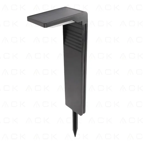 ACK AG60-03801 Solar Led Bahçe Armatürü Kazıklı 8W/H 3000K - 1