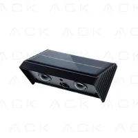 ACK AG60-05801 Solar Led Bahçe Armatürü Tek Yönlü Siyah Gövde 3000K IP65 114mmx60mmx54mm - 1