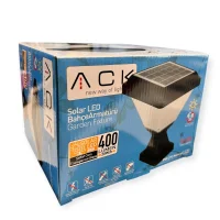 ACK AG60-06801 Solar Led Bahçe Armatürü Kare 8W/H 3000K - 4
