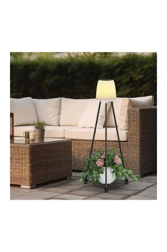 ACK AG60-06851 Solar Led Ayaklı Aplik Siyah IP54 457mmx457mmx107mm - 4