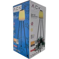 ACK AG60-06851 Solar Led Ayaklı Aplik Siyah IP54 457mmx457mmx107mm - 6