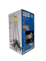 ACK AG60-06851 Solar Led Ayaklı Aplik Siyah IP54 457mmx457mmx107mm - 7