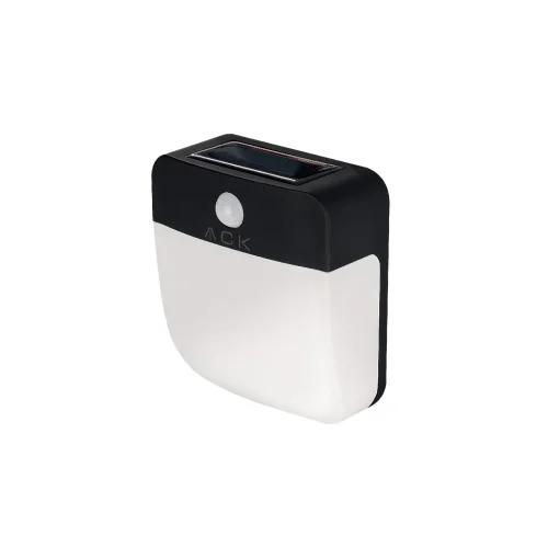 ACK AG60-07881 Solar Led Sensörlü / Fotoselli Aplik 150Lm Abs+Ps Gövdeli IP54 - 1