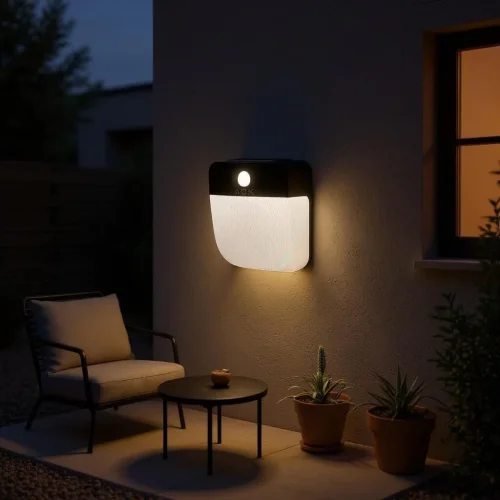 ACK AG60-07881 Solar Led Sensörlü / Fotoselli Aplik 150Lm Abs+Ps Gövdeli IP54 - 2