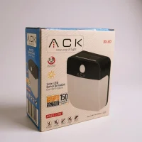 ACK AG60-07881 Solar Led Sensörlü / Fotoselli Aplik 150Lm Abs+Ps Gövdeli IP54 - 3