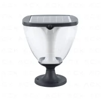 ACK AG60-09891 Solar Led Bahçe Armatürü 3000K-4000K-6500K 8W/H Ayarlanabilir - 1