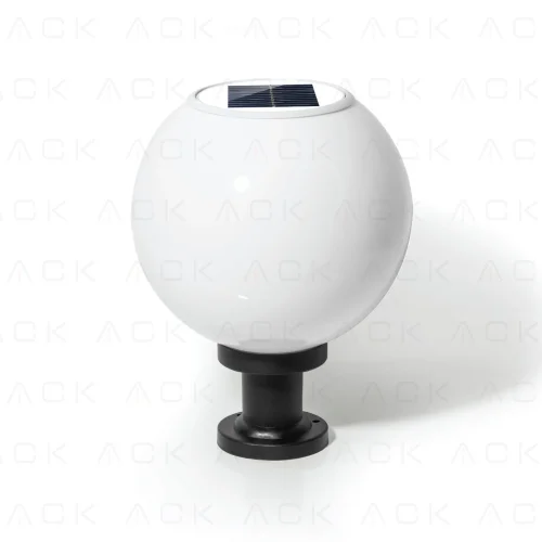 ACK AG60-10801 Solar Led Bahçe Armatürü 8W/H 3000K - 1