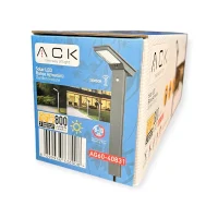 ACK AG60-40831 Solar Led Bahçe Armatürü Kazikli 5V/4W 6500K - 3